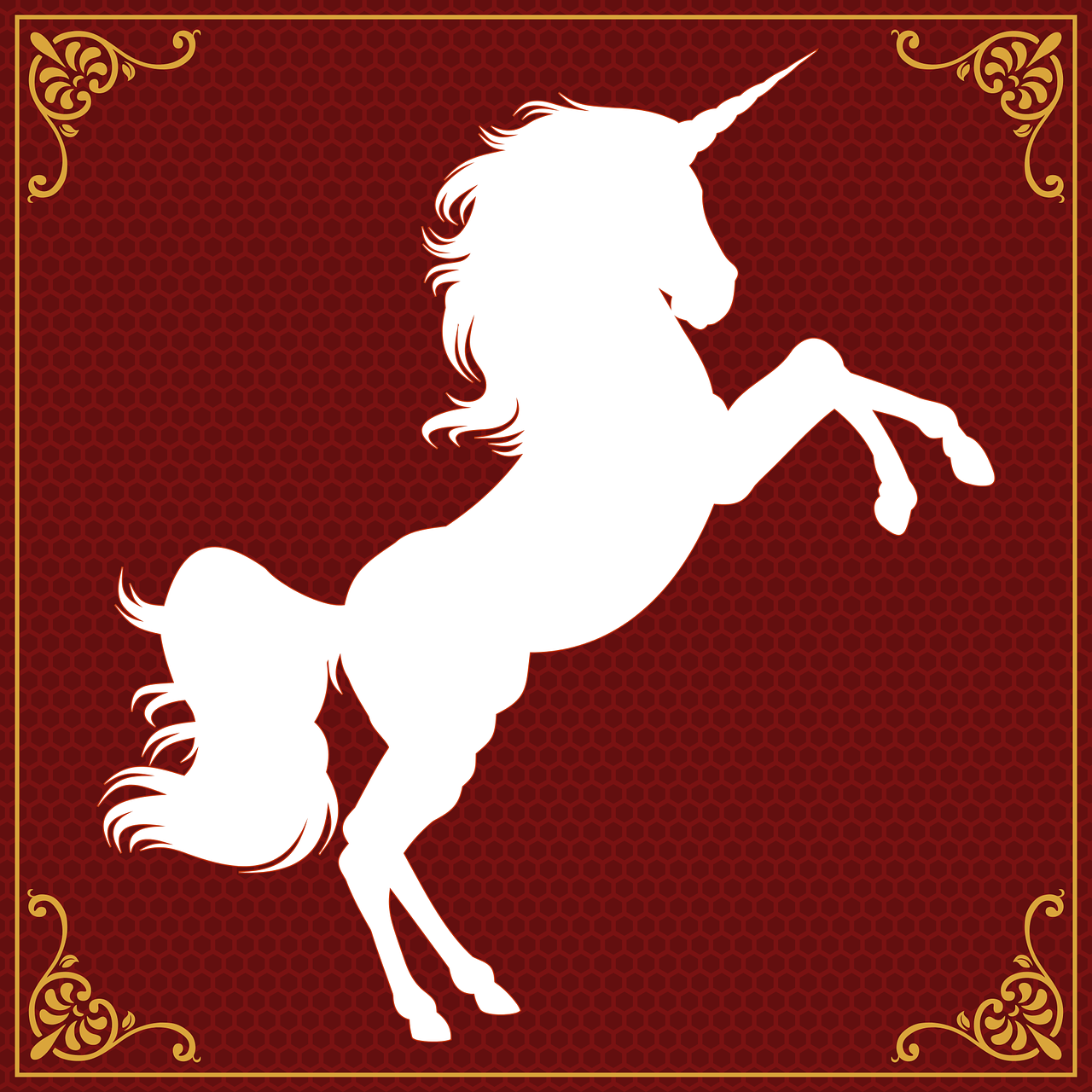 unicorn  silhouette  fantasy free photo