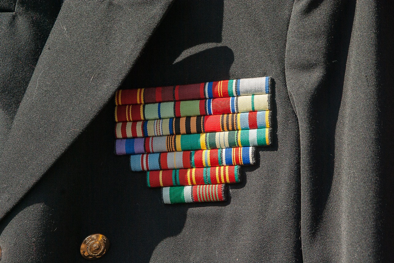 uniform military decorations free photo