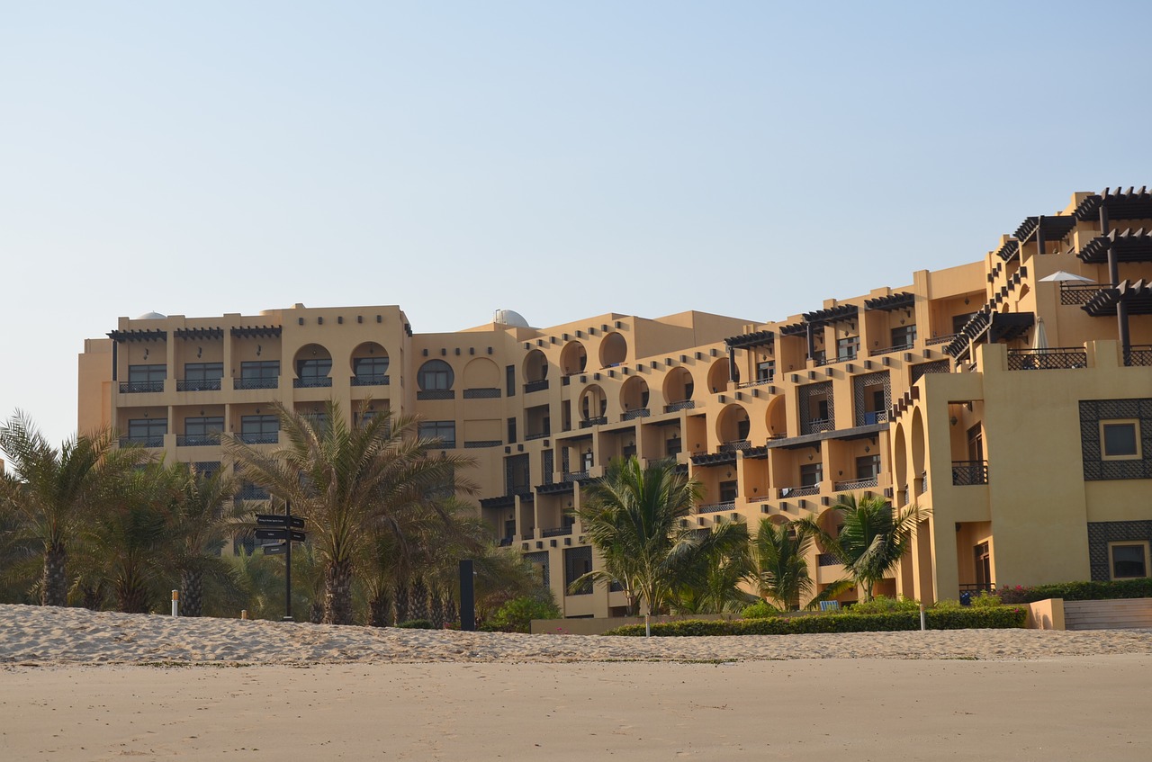 united arab emirates hotel hilton ras al khaimah free photo