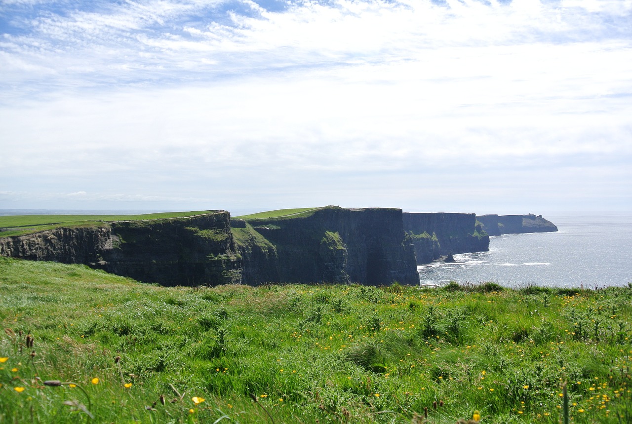 united kingdom northern ireland the seven sisters cliffs free photo