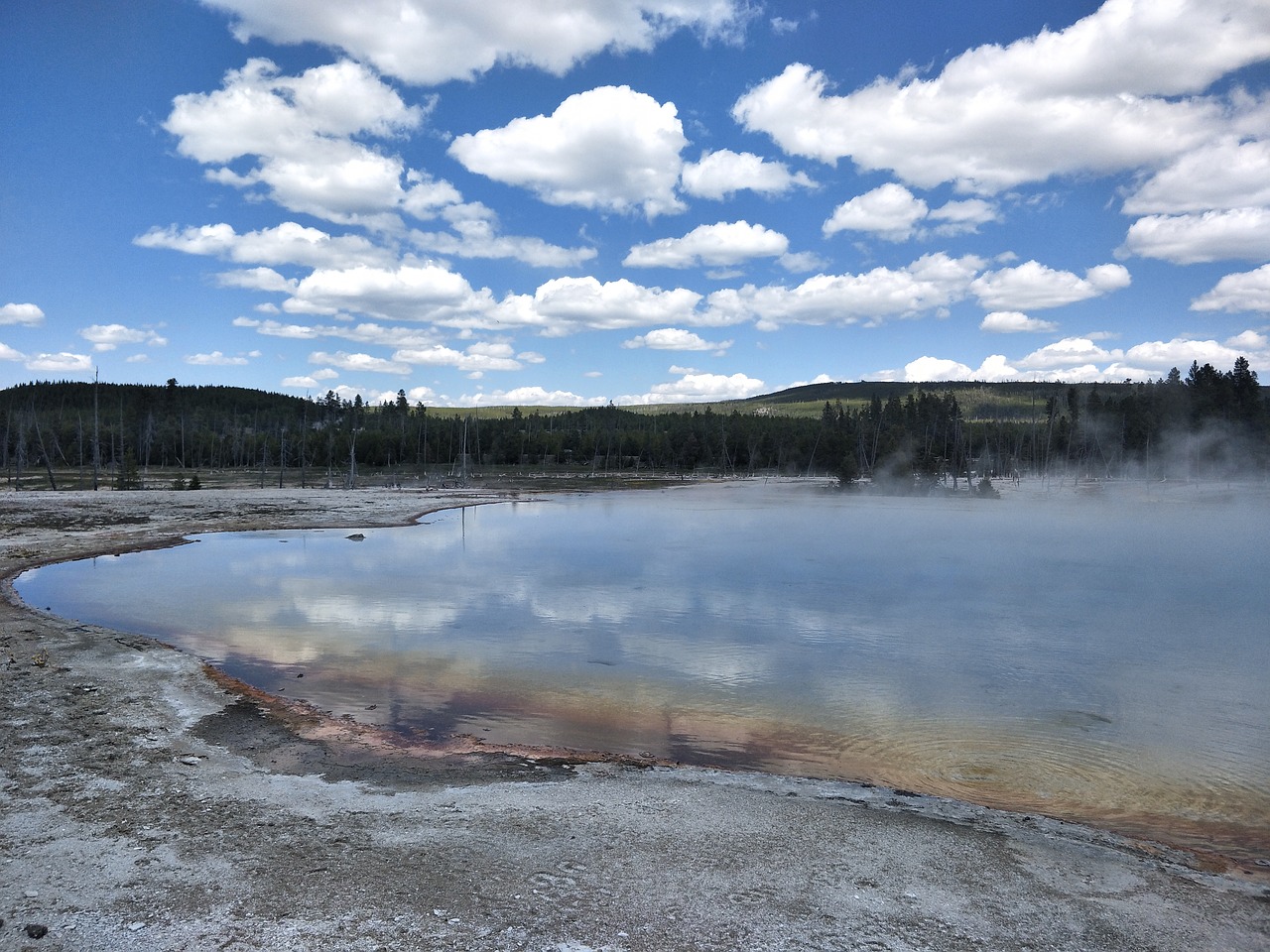 united states yellowstone national park tourism free photo