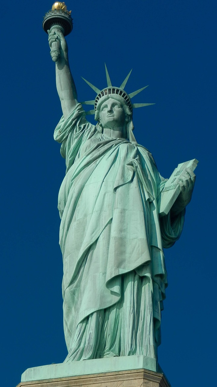 united states new york statue of liberty free photo