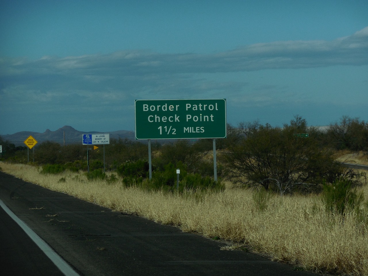 united states border patrol check point free photo