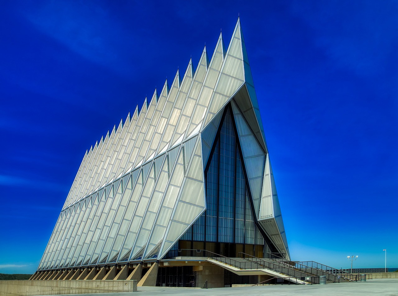 united states air force academy  military  chapel free photo