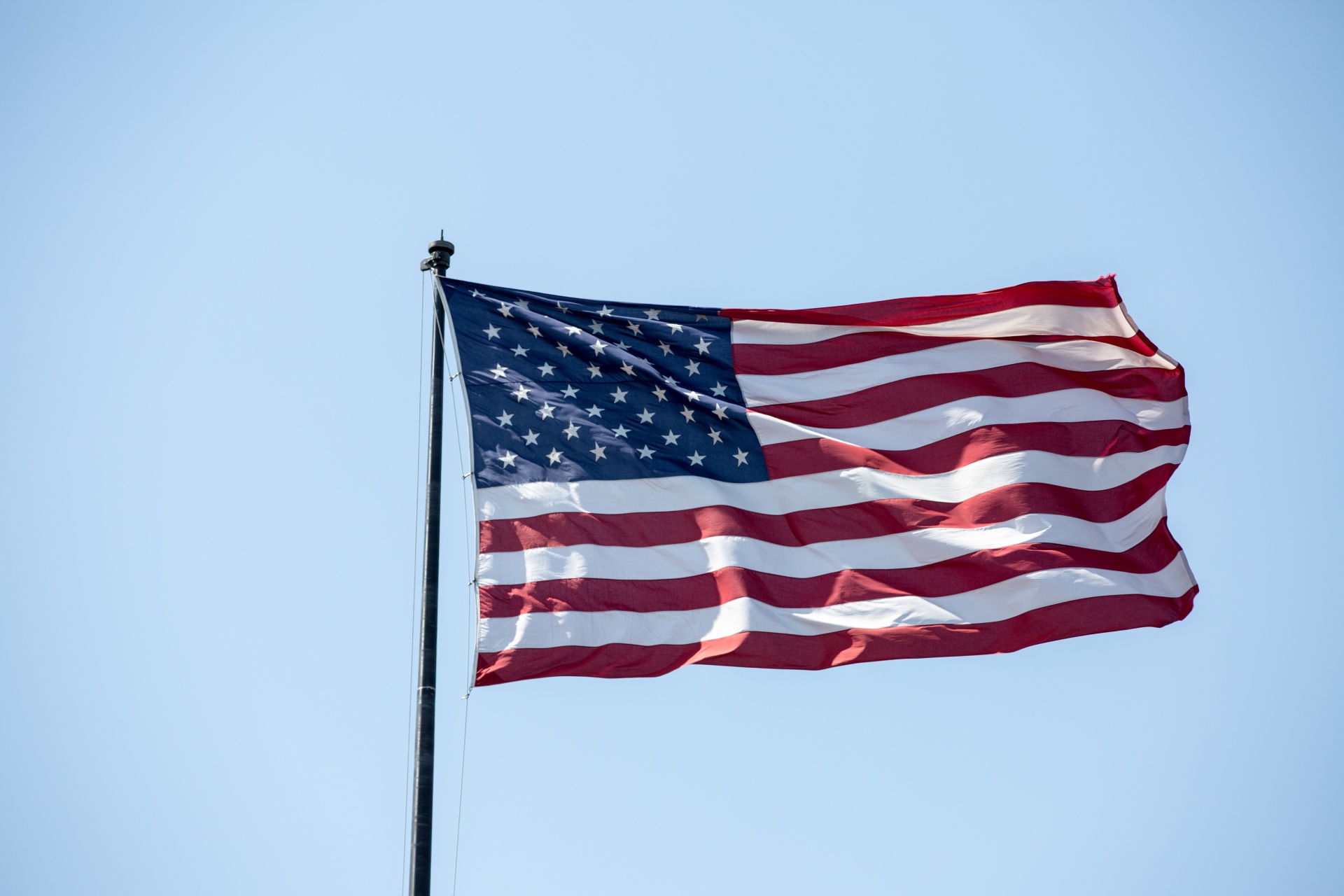 american flag blue bright free photo