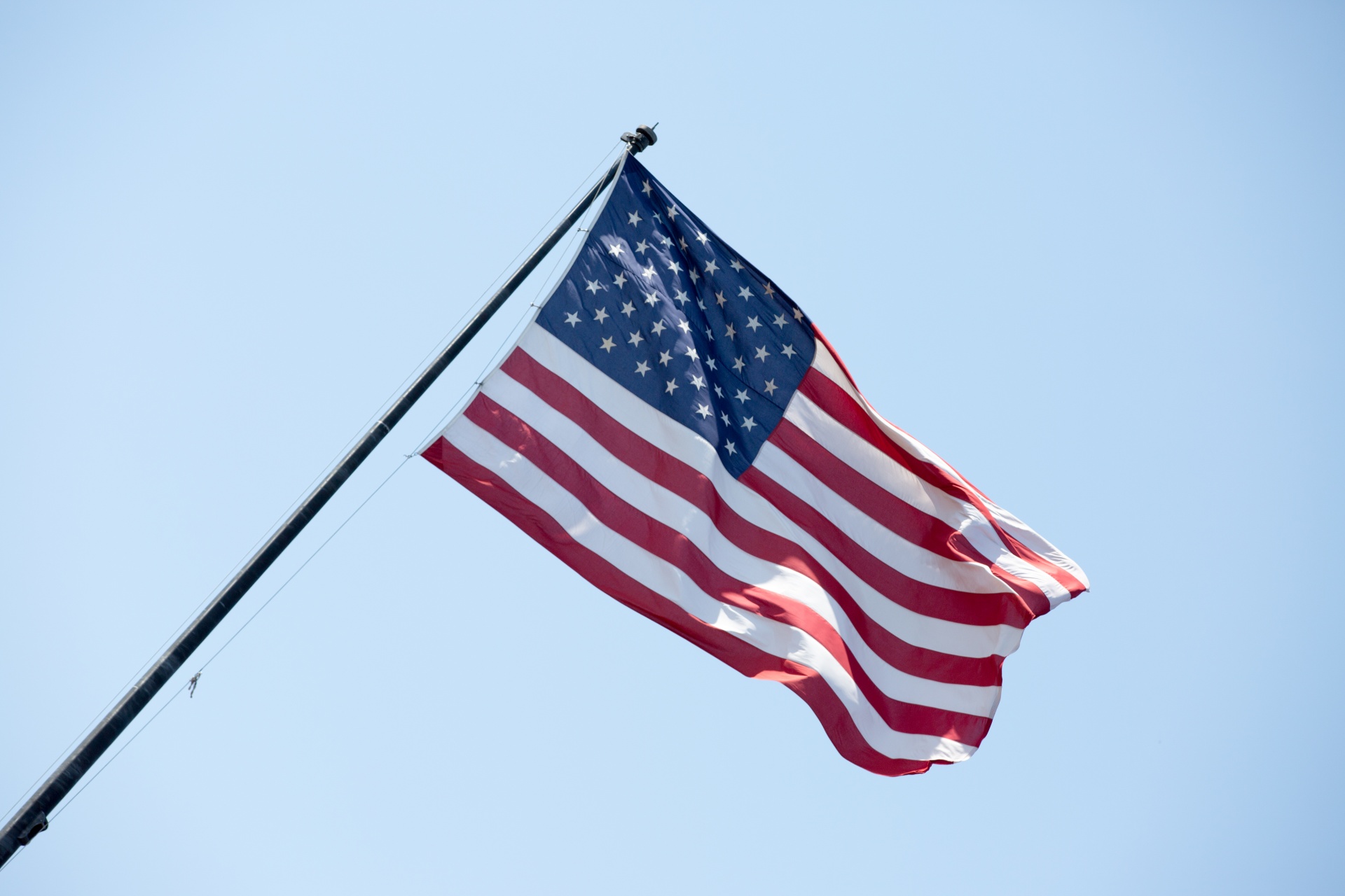 american flag blue bright free photo