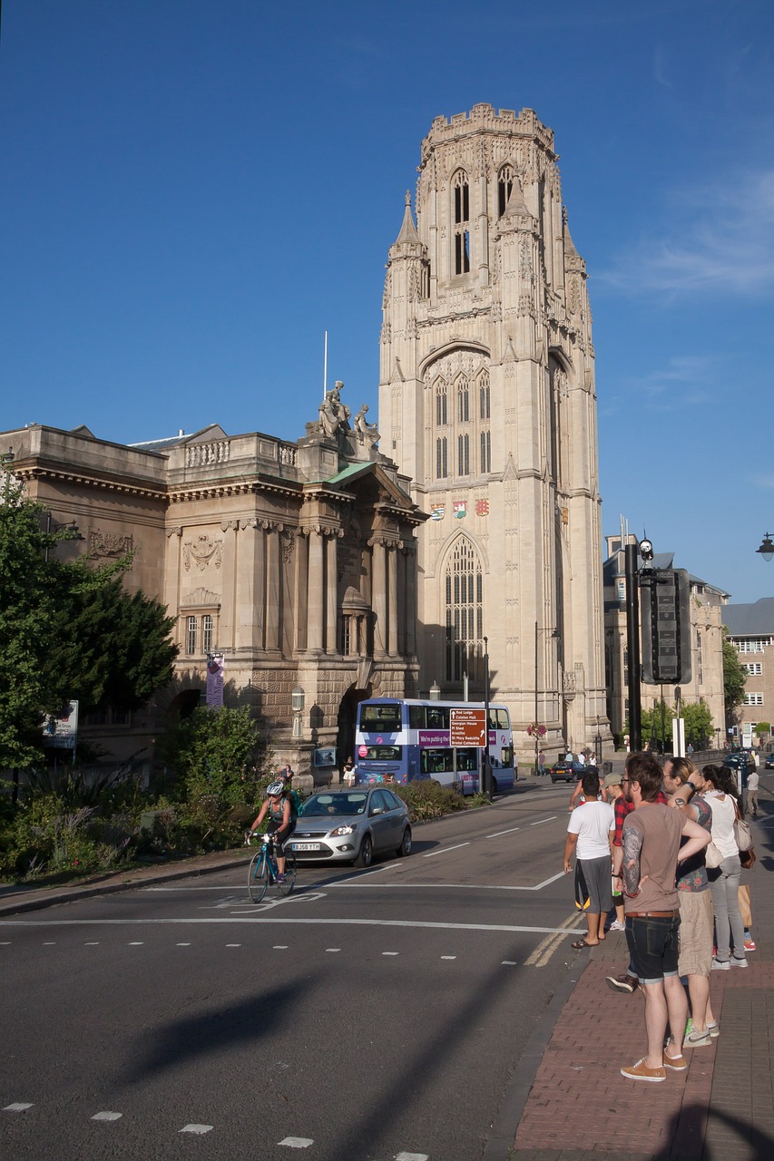 university bristol tower free photo