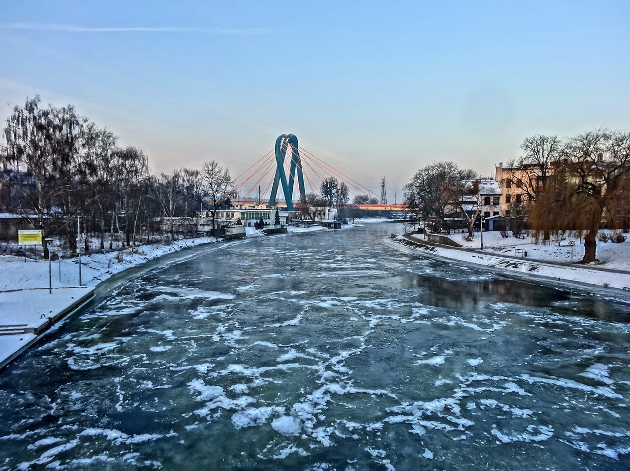 university bridge bydgoszcz poland free photo