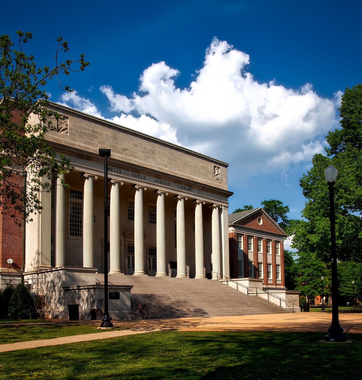 university of alabama library sky free photo