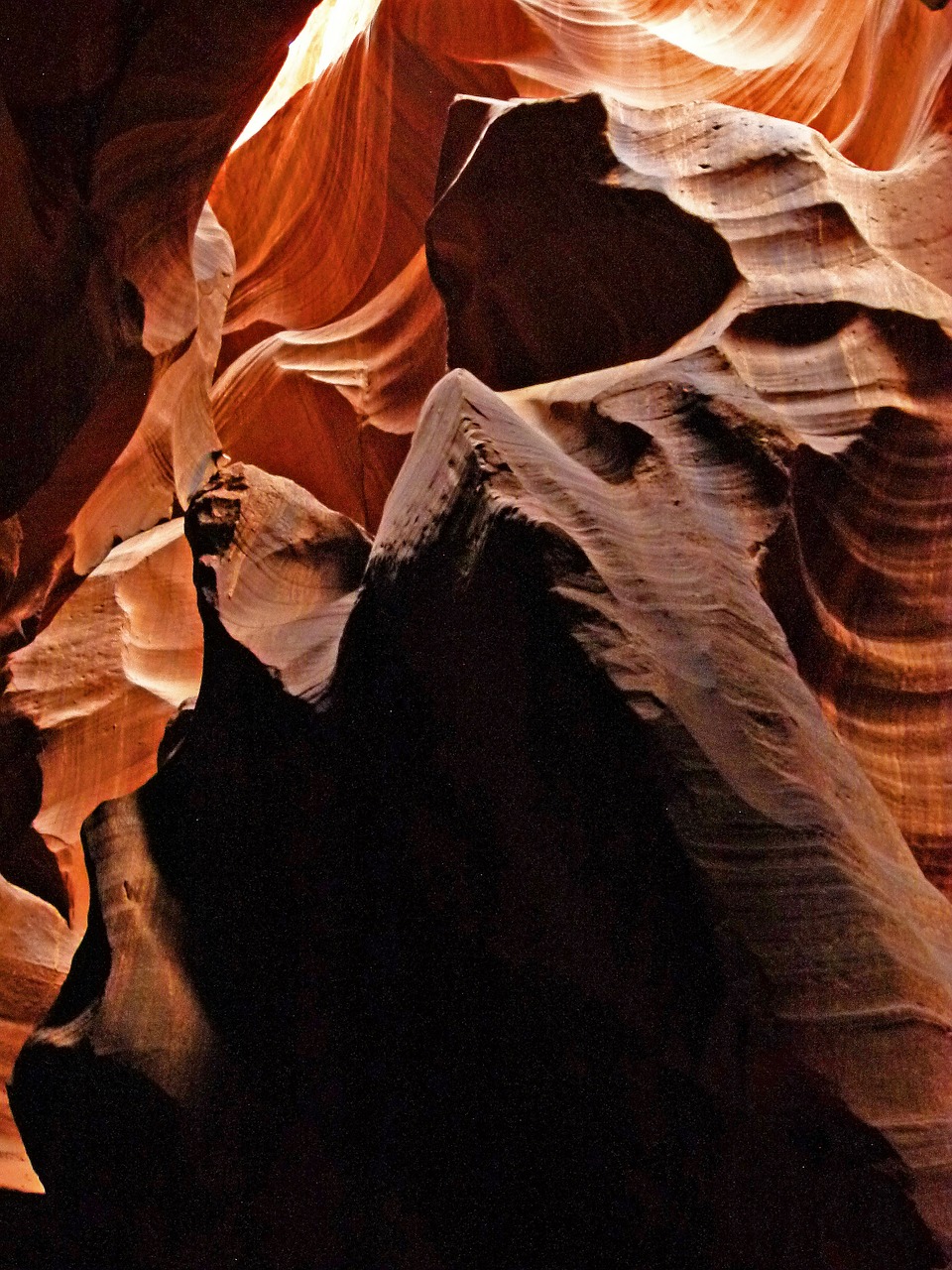 upper antelope slot canyon page arizona free photo