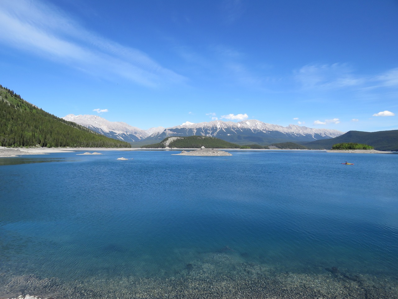 upper kananaskis lake alberta canada free photo