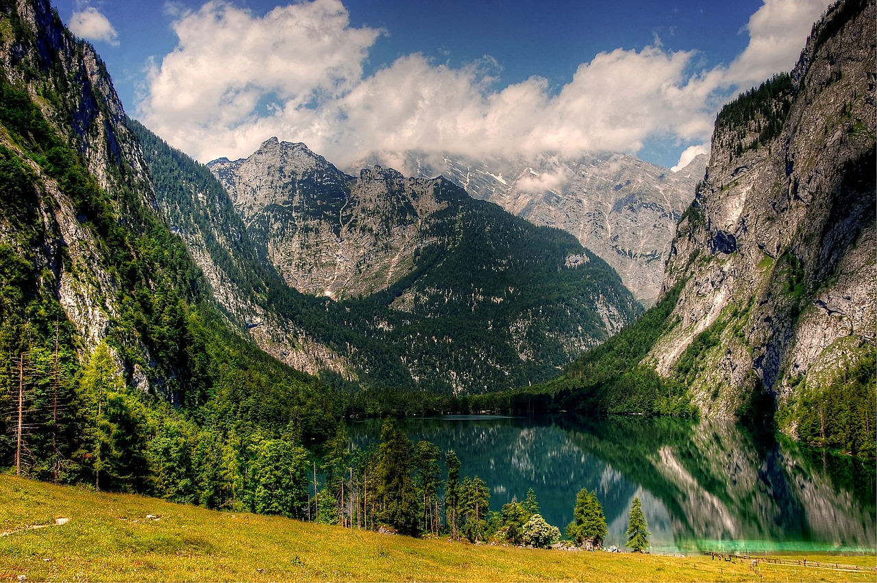 upper lake  berchtesgaden  königssee free photo