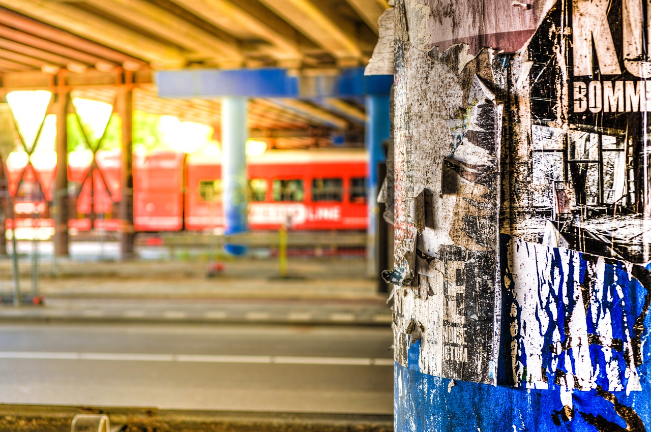 urban  hdr  column free photo