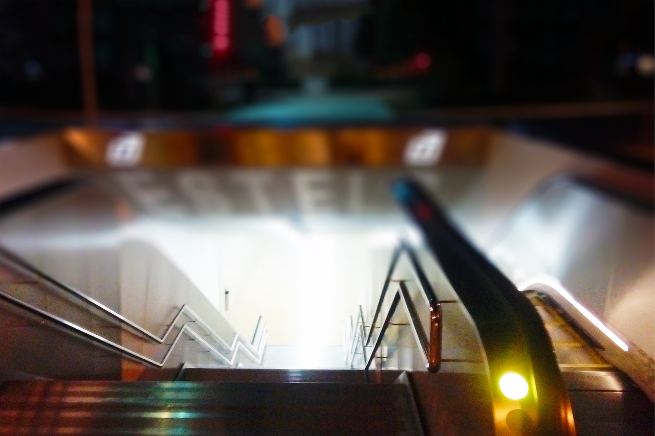 urban  escalator  street free photo