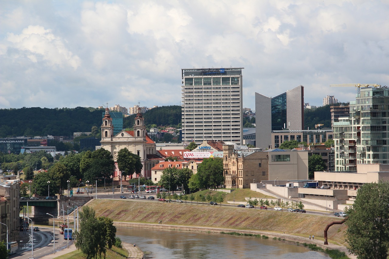 urban landscape lithuania vilnius free photo