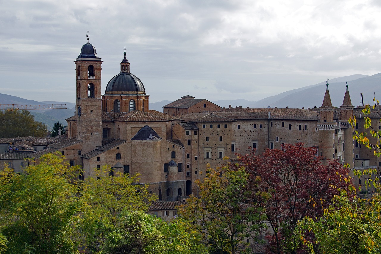 urbino palazzo ducale torricini free photo