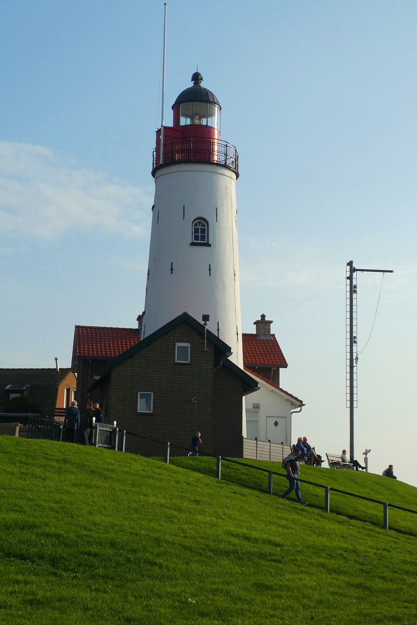 urk  lighthouse  netherlands free photo