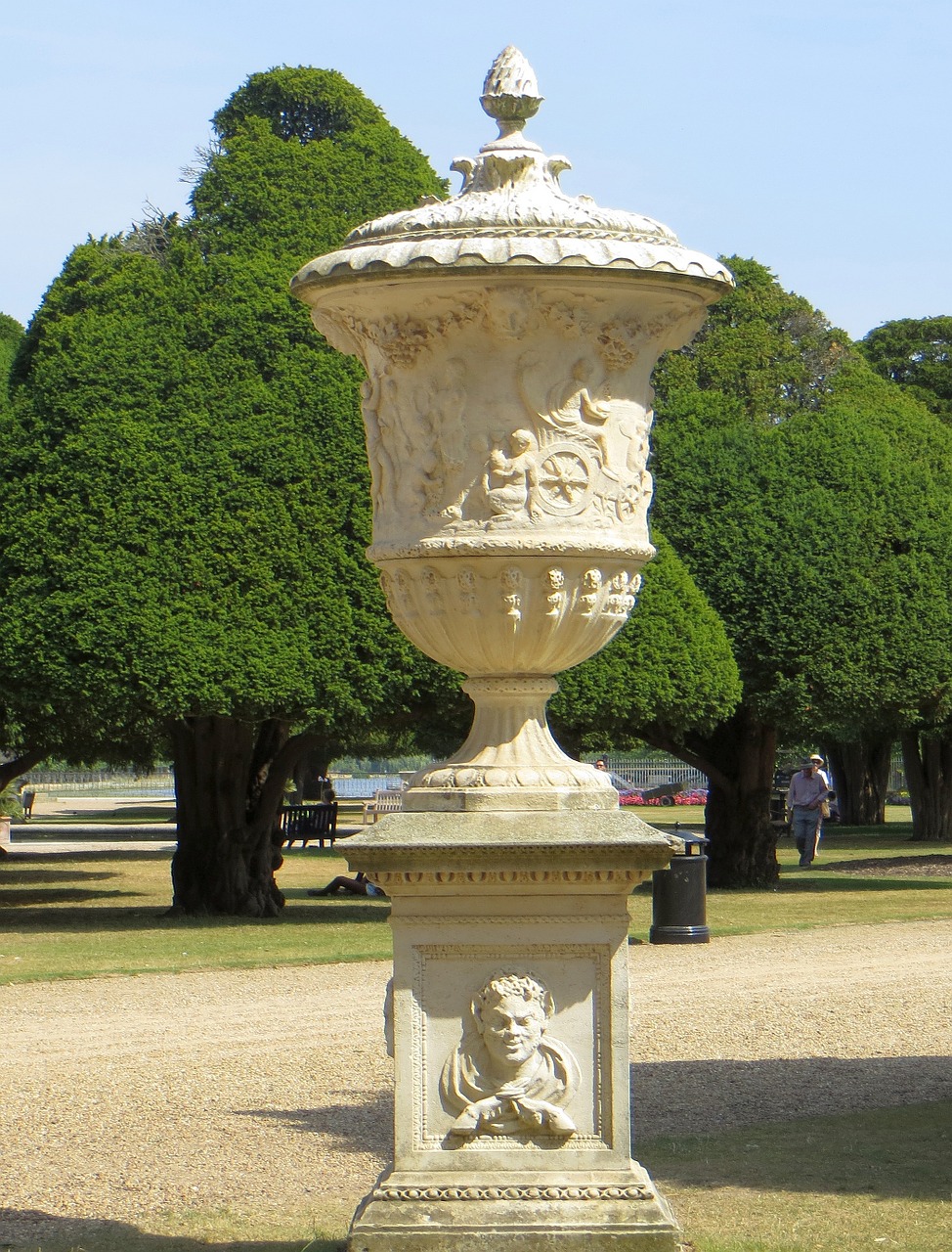 urn garden stone free photo