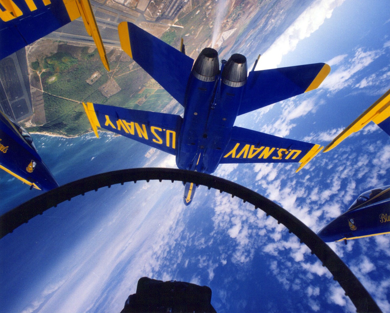 us navy blue angels demonstration free photo