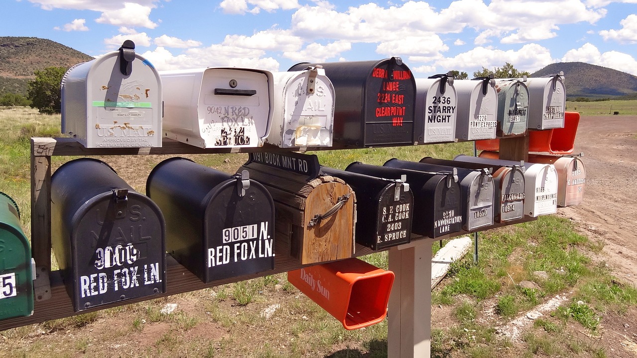 usa mailbox sky free photo