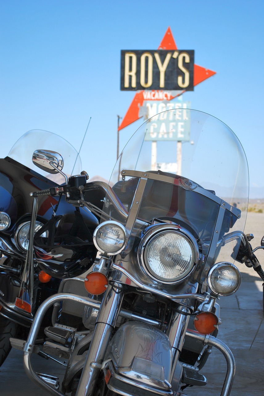 usa route 66 motorcycle free photo