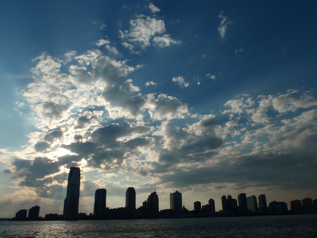 usa clouds new york city free photo