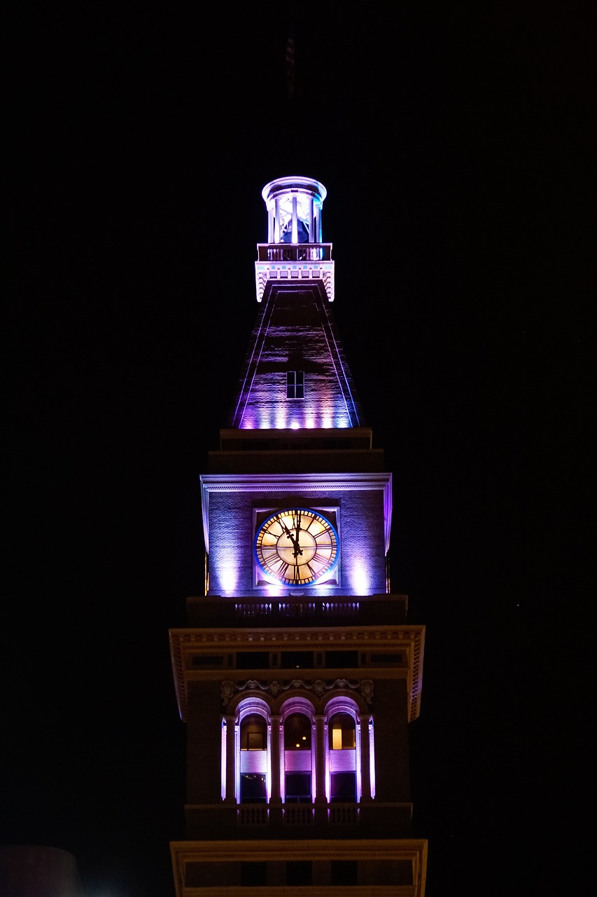 usa denver clock tower free photo