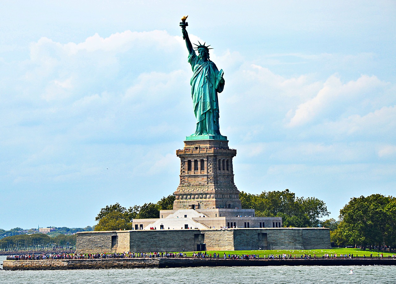 usa freedom stature new york free photo