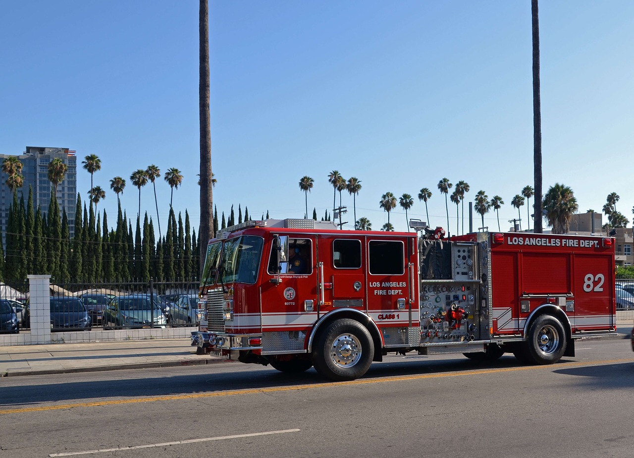 usa los angeles fire free photo