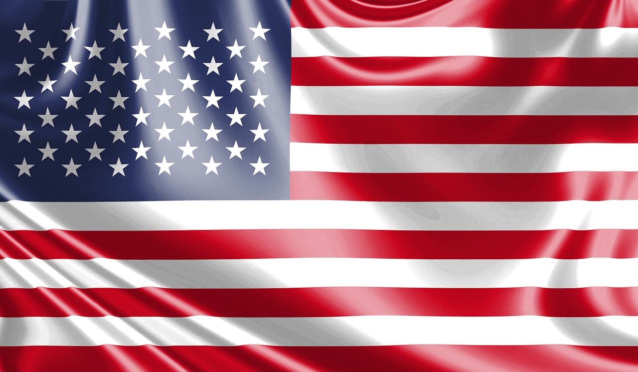 usa flag flag in the wind american flag free photo