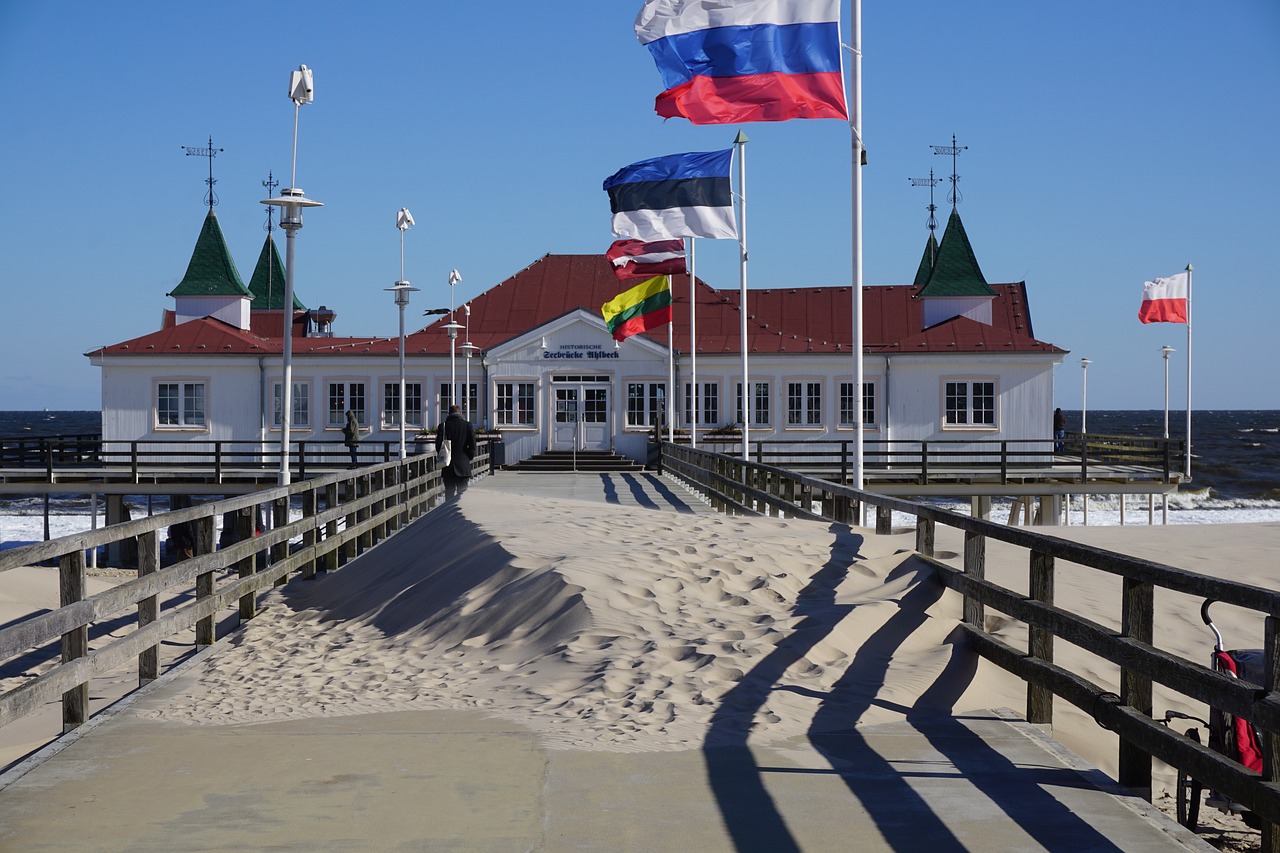 usedom  ahlbeck  sea bridge free photo