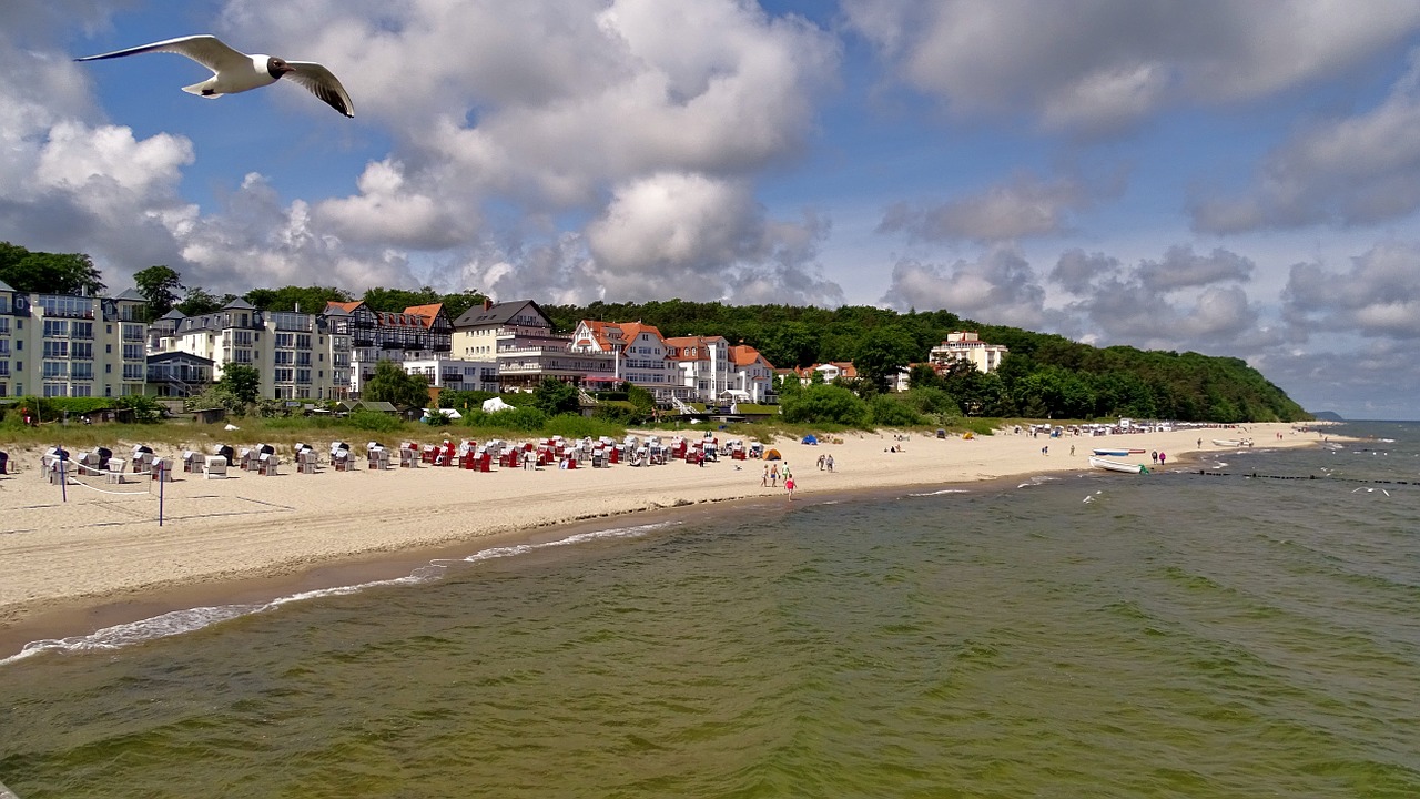 usedom bansin sky free photo