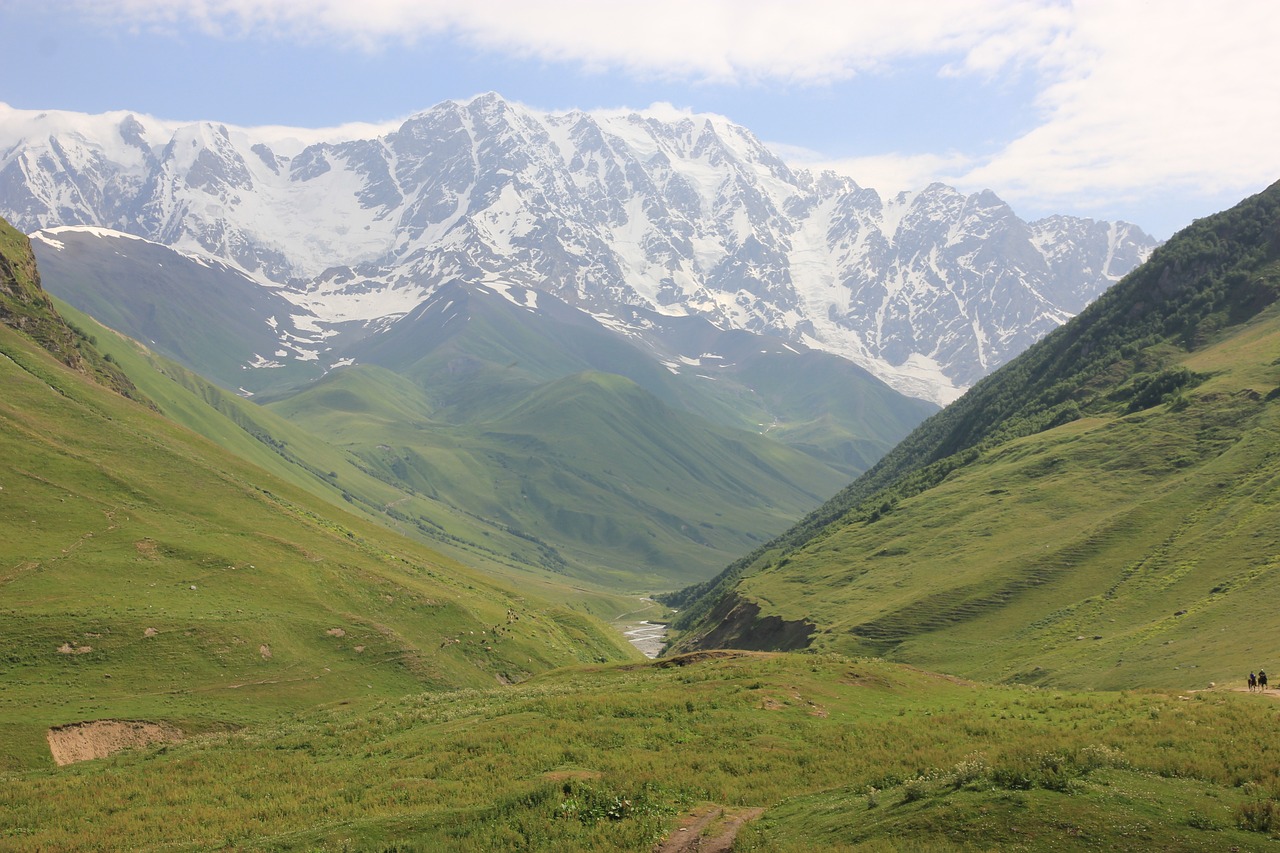 ushguli  mountains  georgia free photo