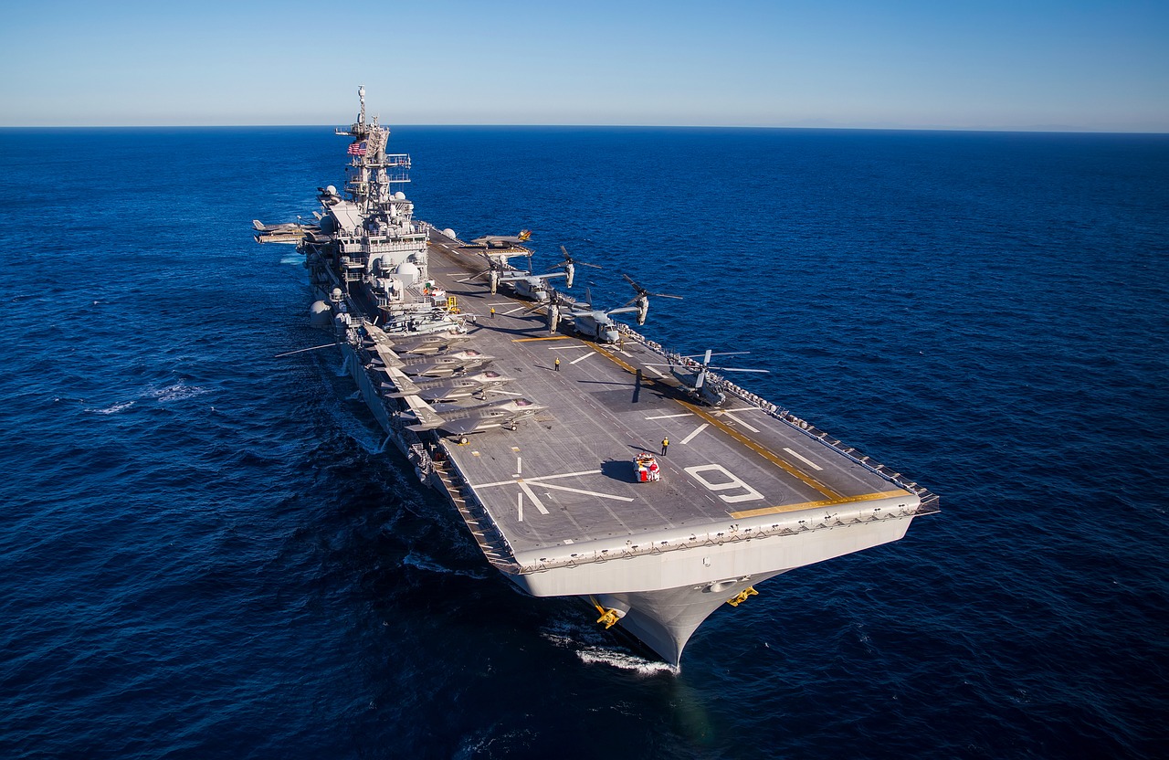 uss america aircraft carrier ship free photo