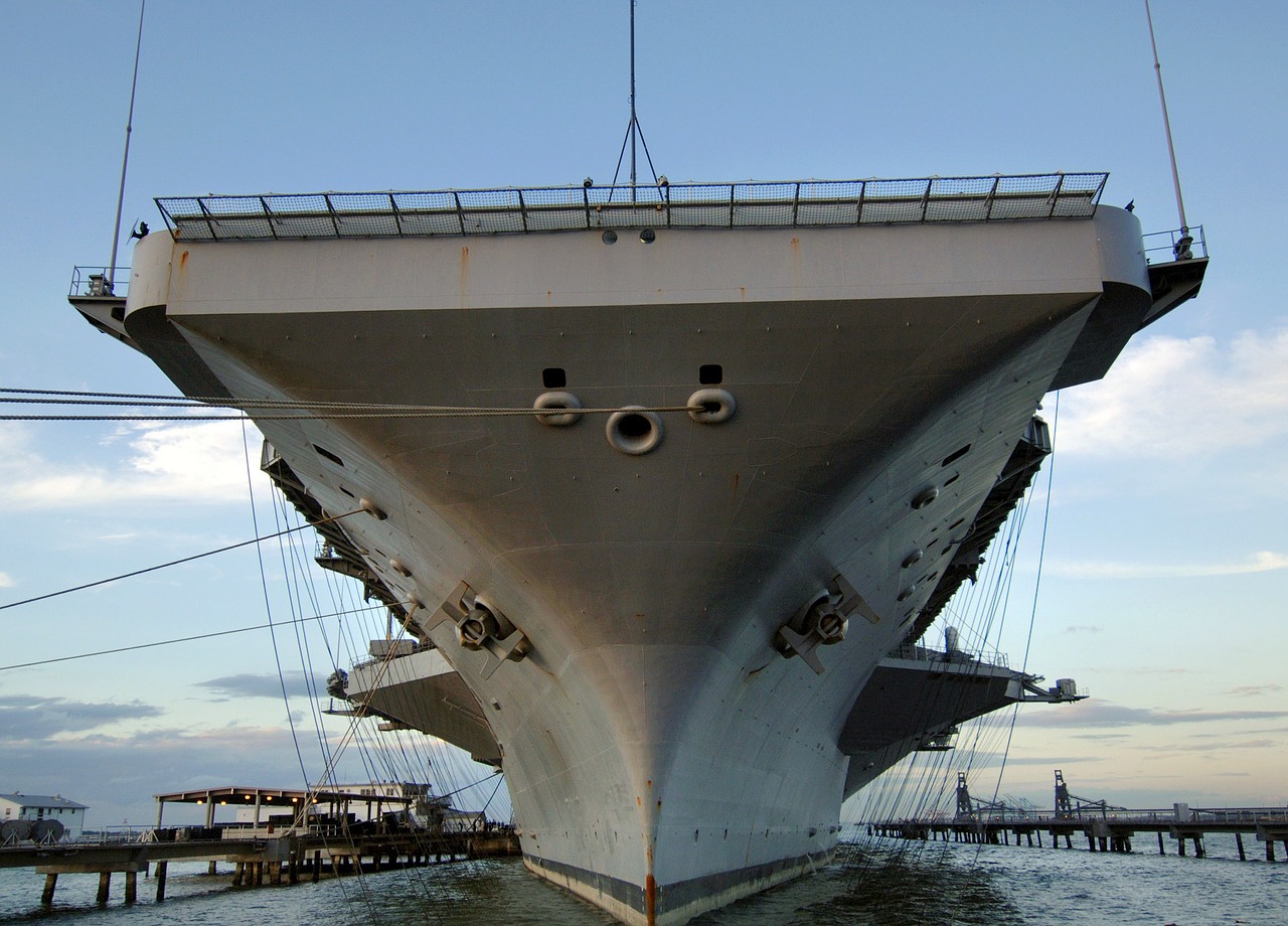 uss harry s truman ship aircraft carrier free photo