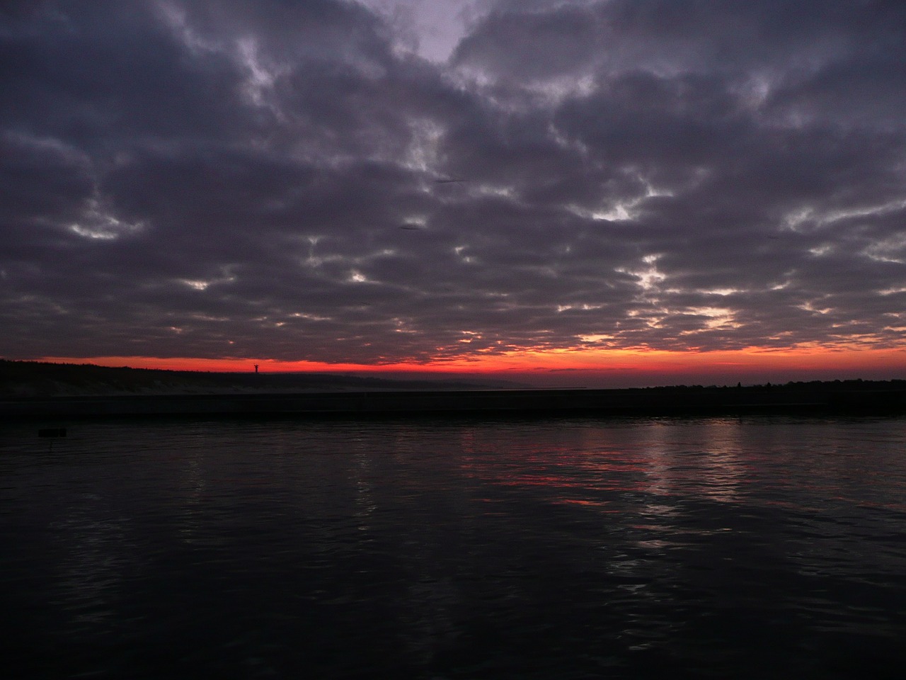 ustka the baltic sea sunset free photo