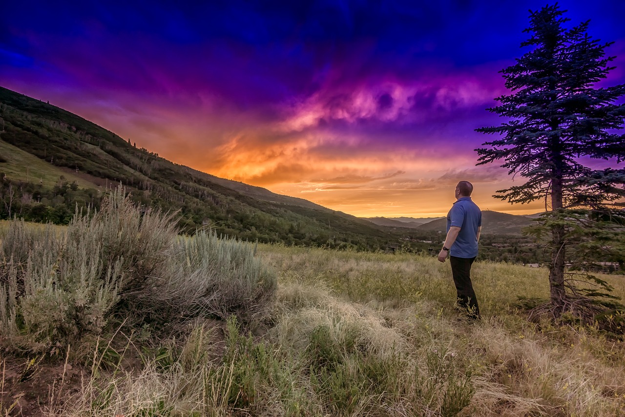 utah park city sunset free photo