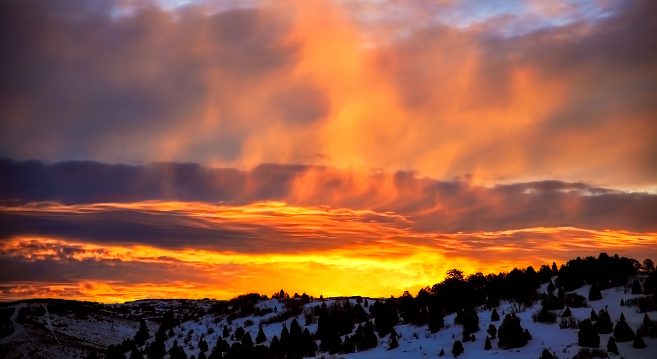 utah mountains winter free photo