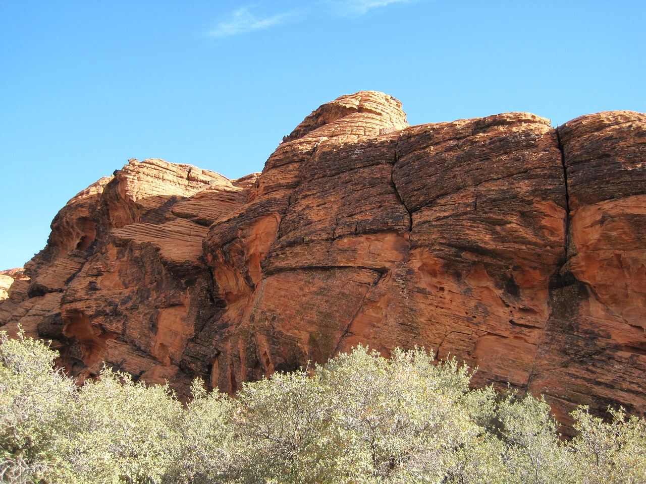 utah  hiking  rock free photo