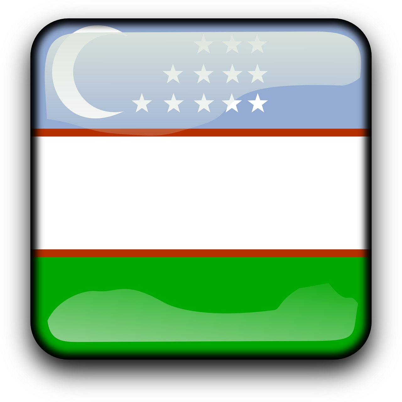 uzbekistan flag country free photo