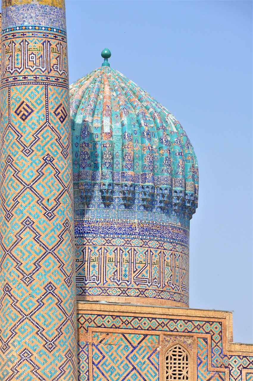 uzbekistan central asia dome free photo