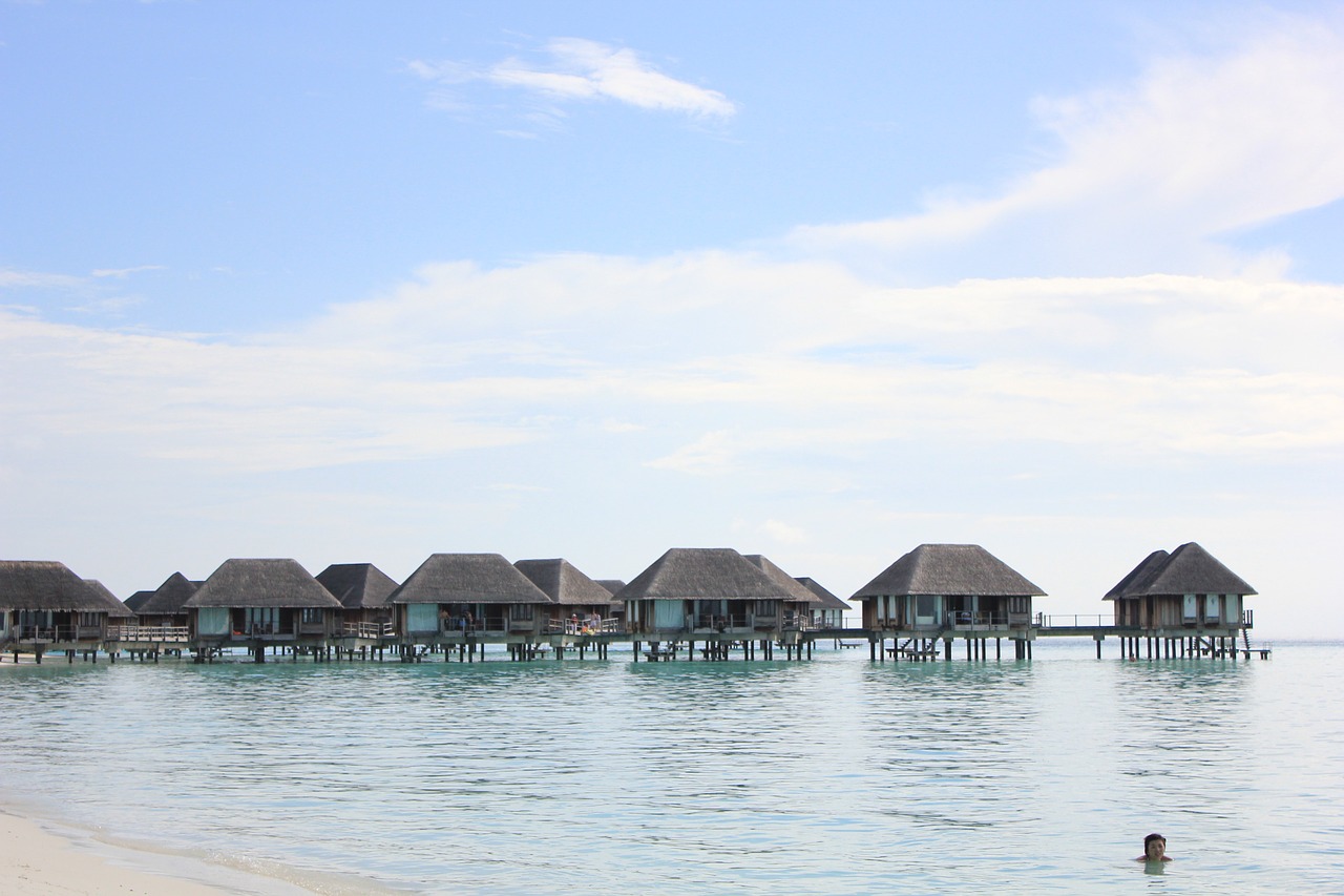 vacation beach maldives free photo