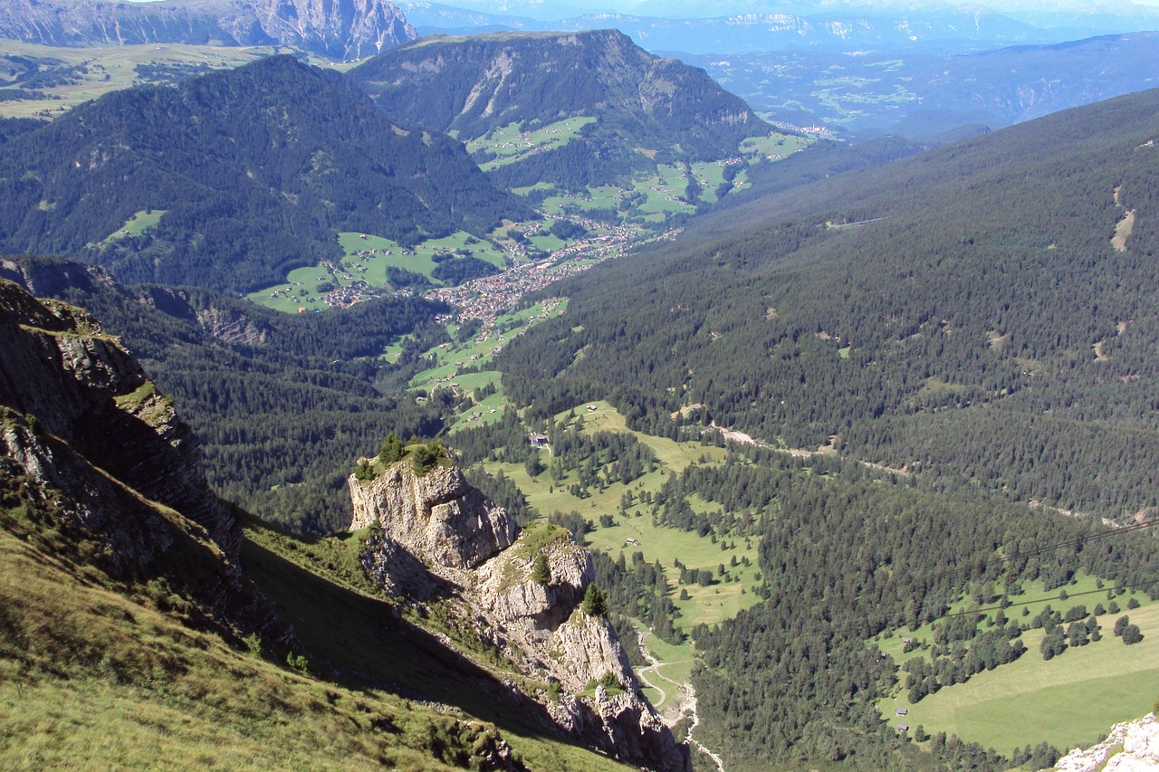 val gardena south tyrol alps free photo