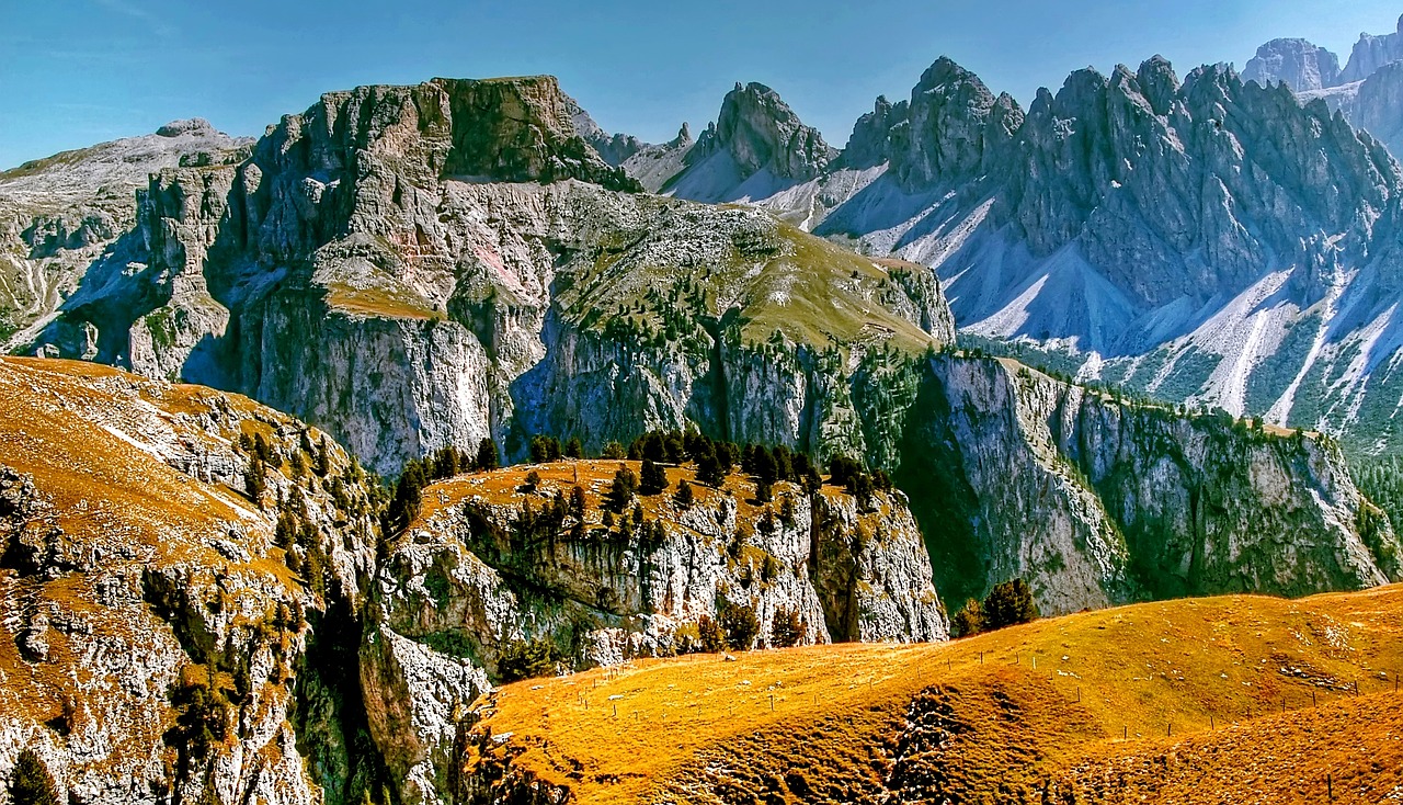 val gardena dolomites nature free photo