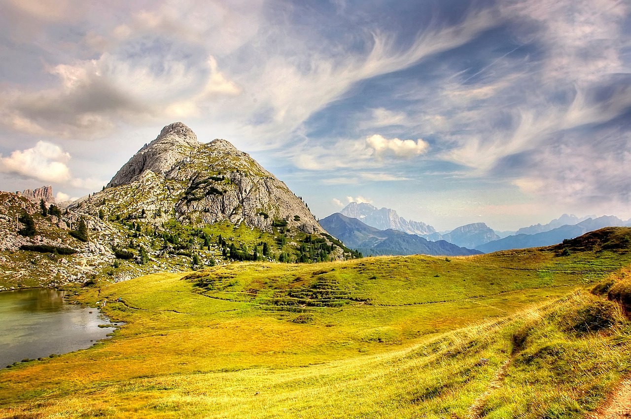 val parola  witch stone  dolomites free photo