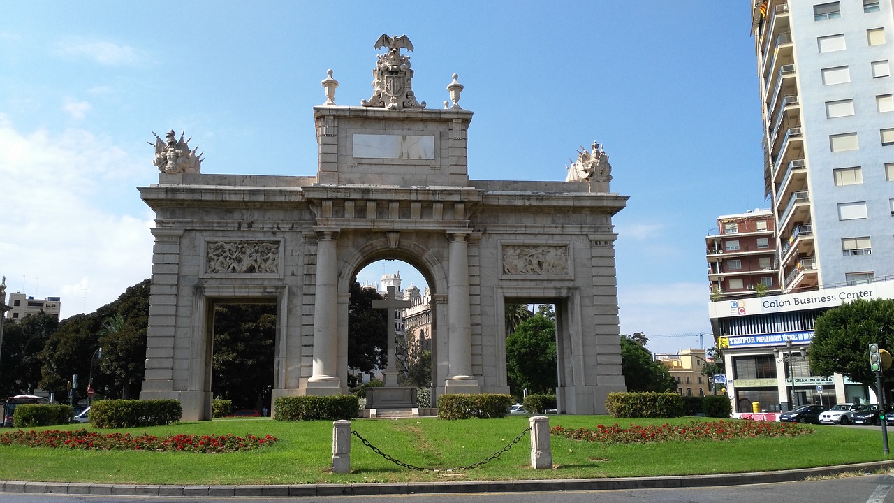 valencia spain historic free photo