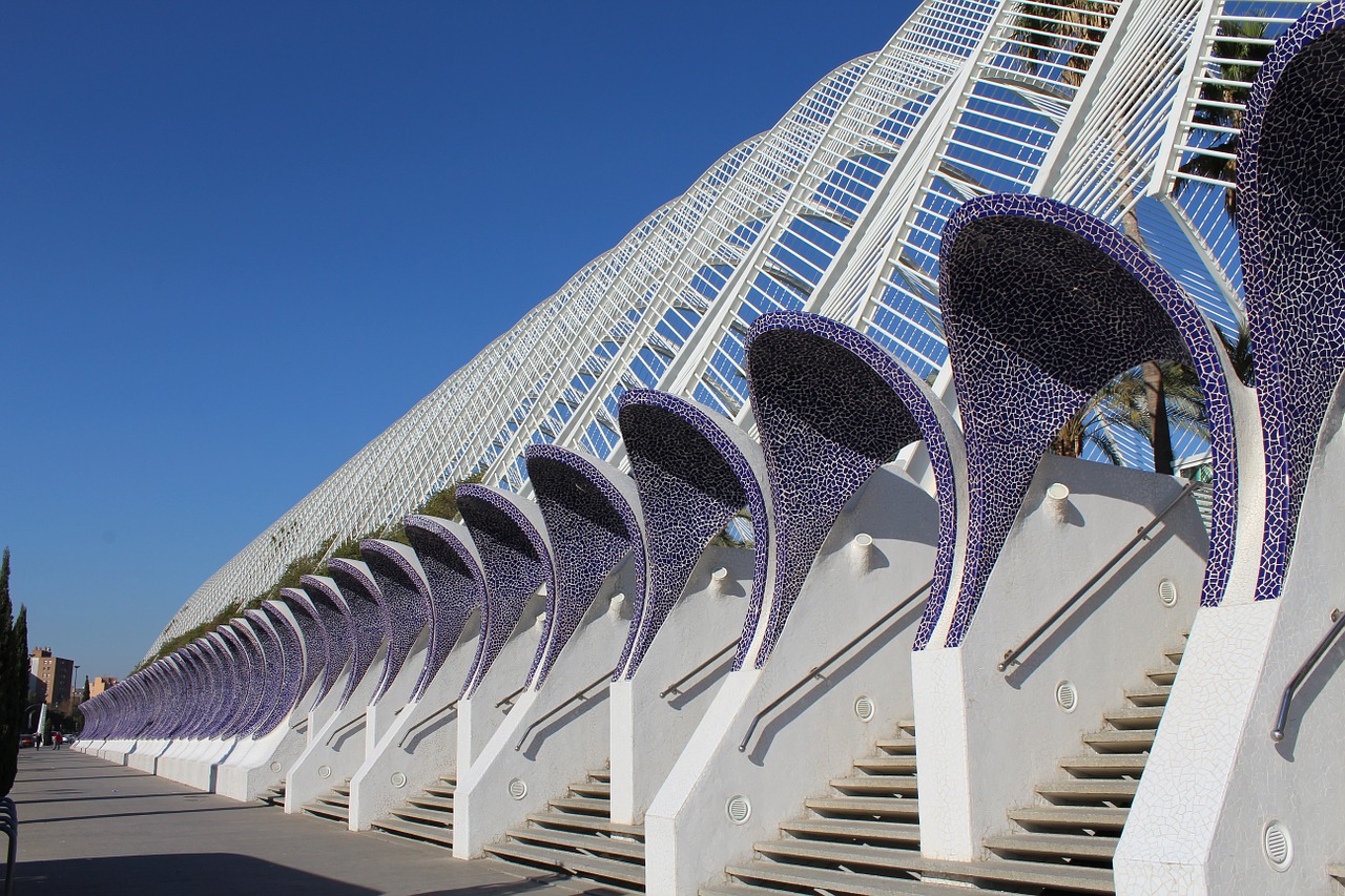 valencia spain night free photo