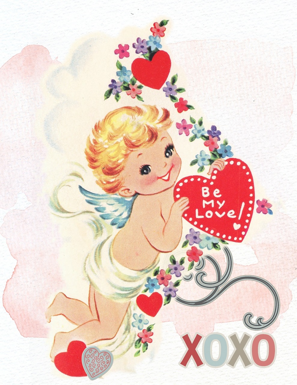 valentine cherub love free photo