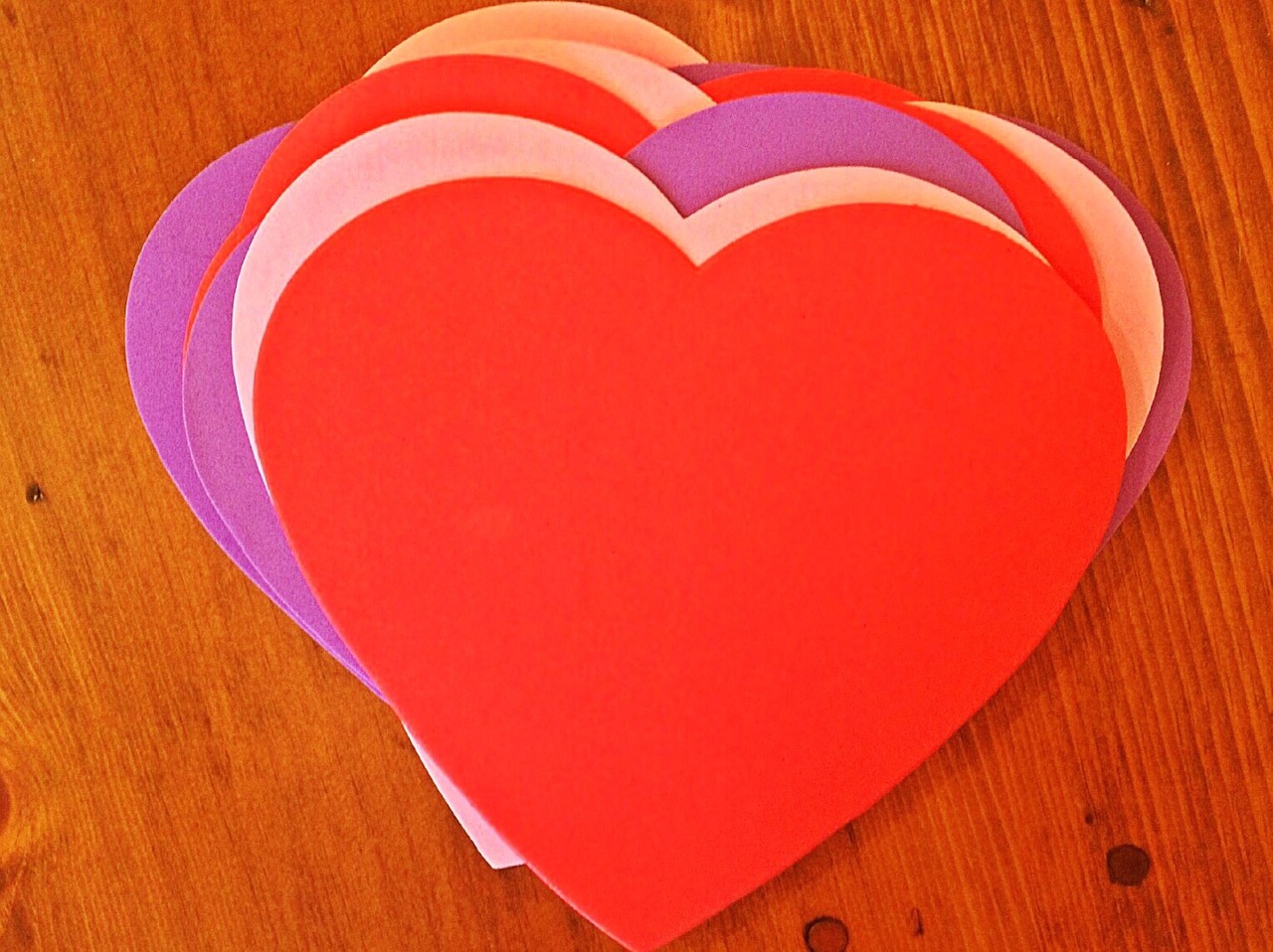 valentine heart paper heart free photo