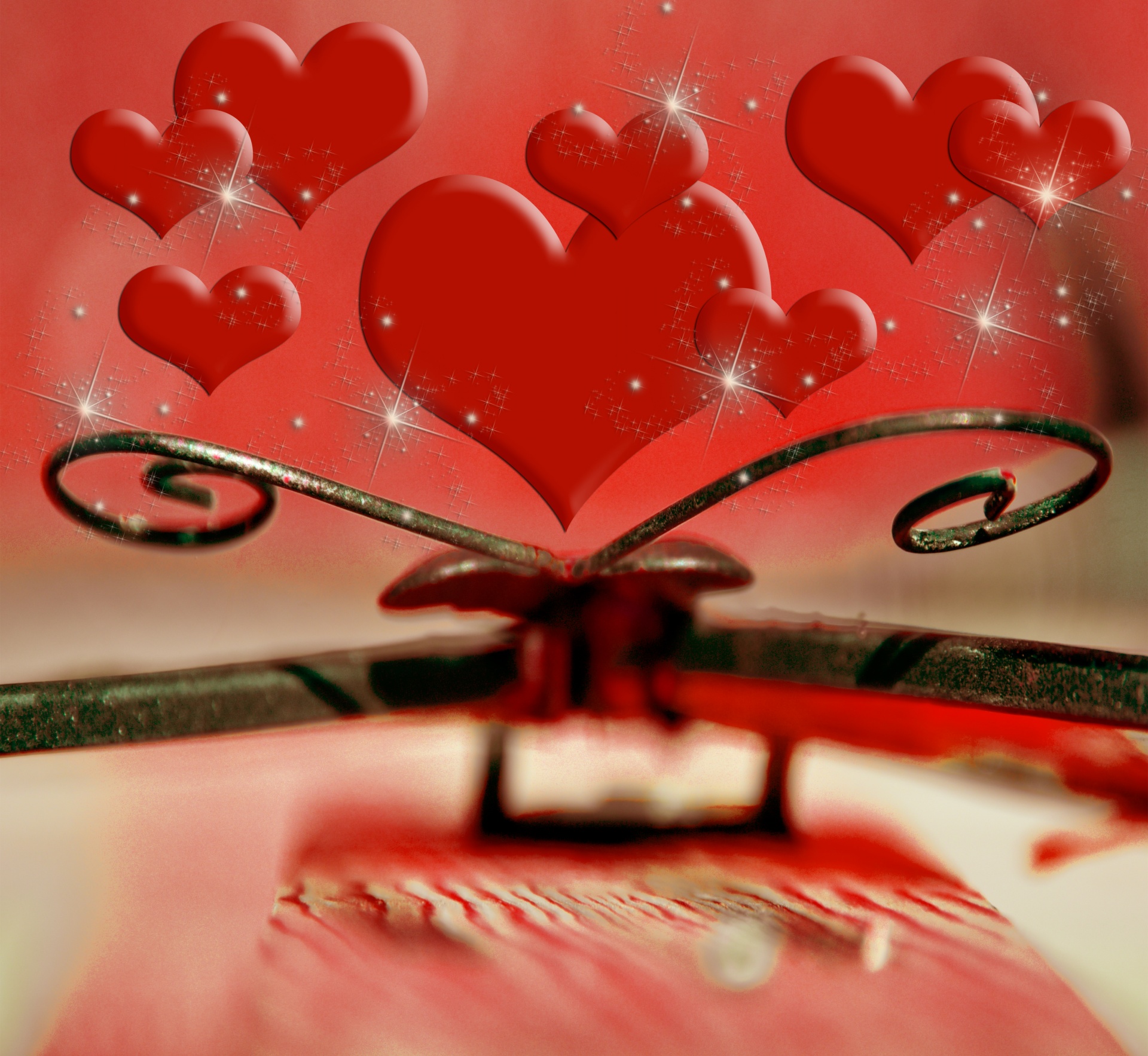 butterfly valentine sparkle free photo